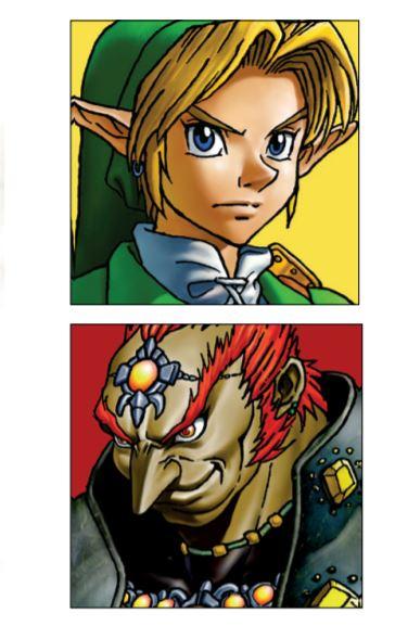 Zelda - Link & Ganondorf 6''x 6'' Canvas Set - Kryptonite Character Store