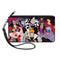 Disney - 8 Villains Group Pose Canvas Zipper Wallet